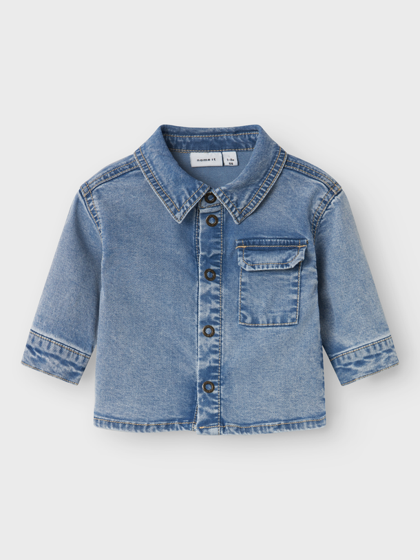 Product CAMISA DE DENIM KNUD-Medium Blue Denim - Image 1