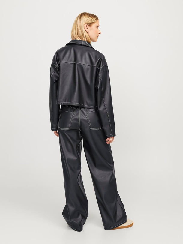 Product CHAQUETA LILA  - Black Detail:CONTRAST - Image 5