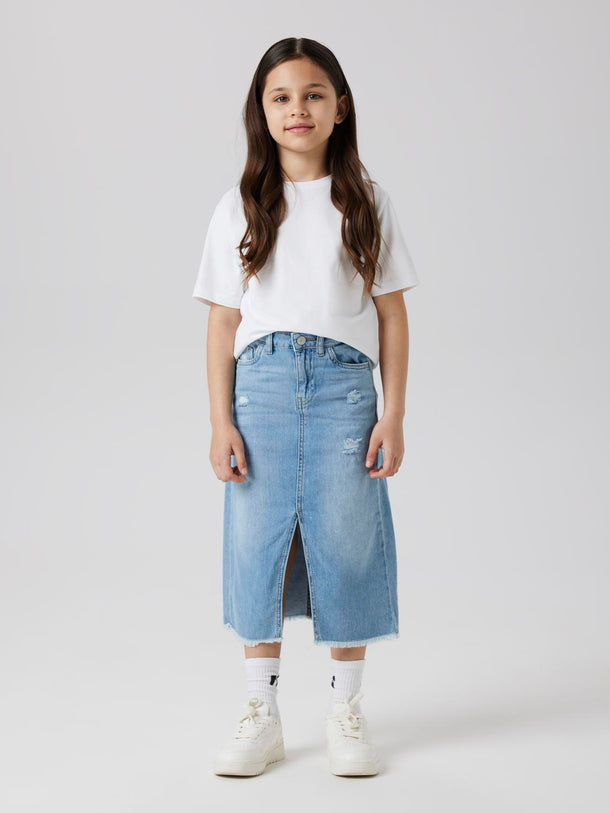 Product POLLERA DE JEAN KAT - Light Blue Denim - Image 3