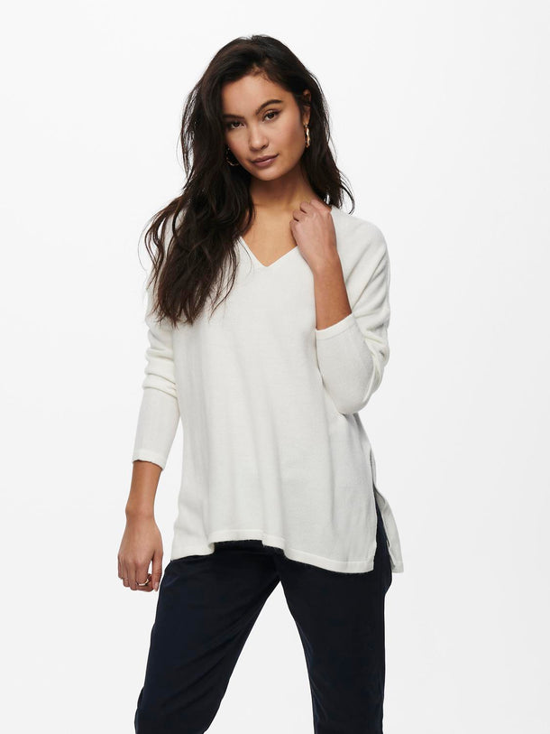 Product SWEATER AMALIA - Cloud Dancer - Image 2
