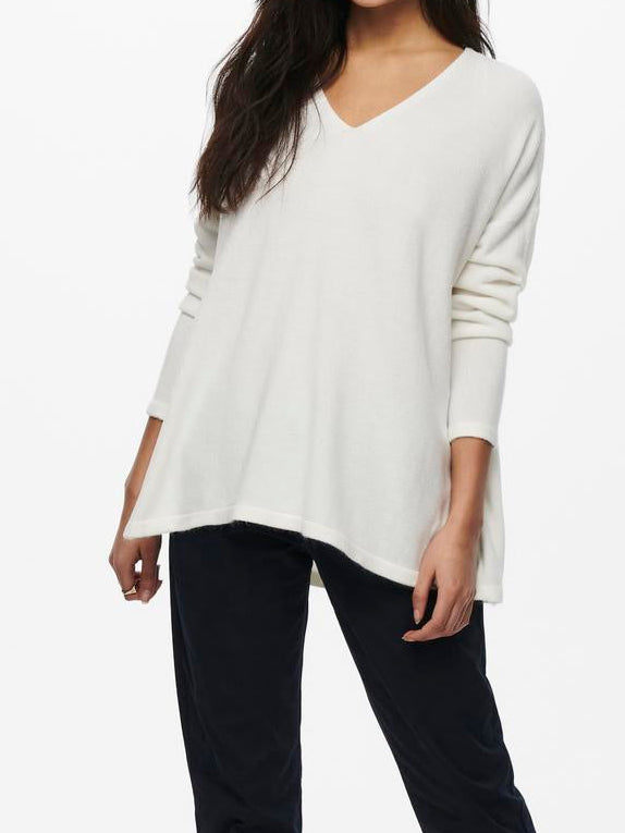 Product SWEATER AMALIA - Cloud Dancer - Image 1