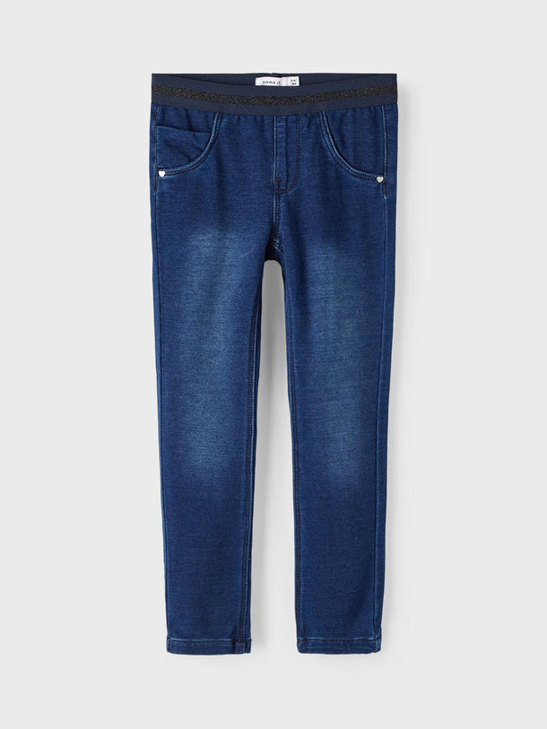 Product JEAN SALLI - Dark Blue Denim Detail:DARK SAPPHIRE LUREX - Image 1