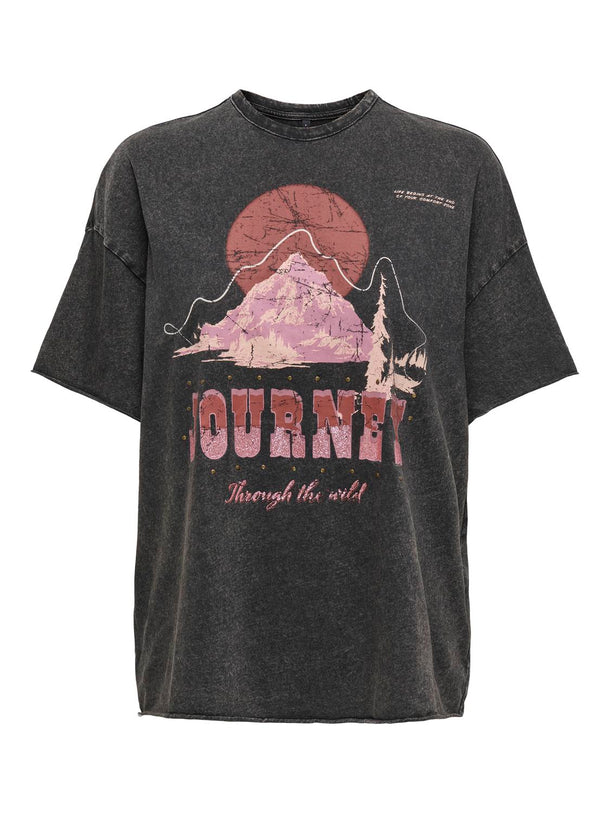 Product CAMISETA LUCY - Black Print:Boho journey - Image 1