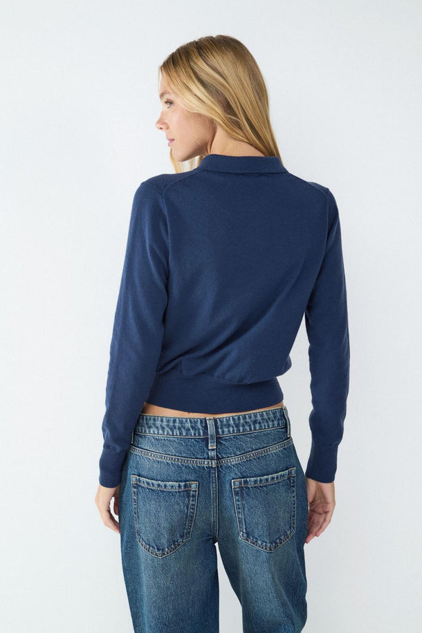 Product JERSEY PUNTO CUELLO POLO BMK-Navy Blazer - Image 3