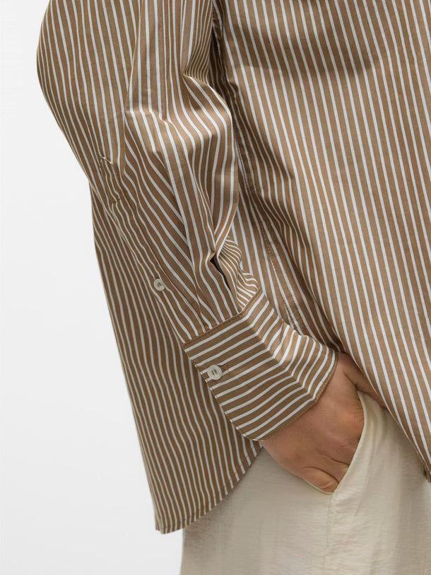 Product CAMISA PARINA - Otter Stripes:SNOW WHITE - Image 5