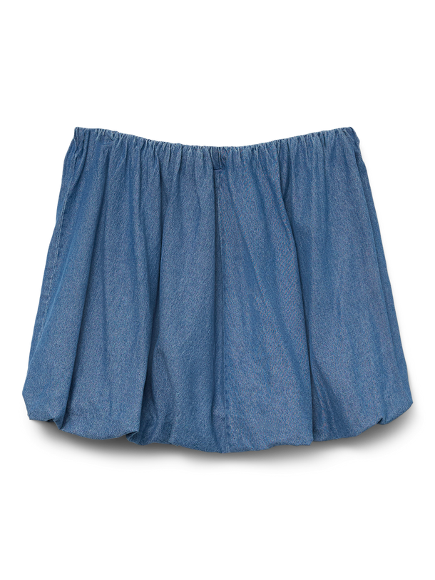 Product POLLERA BALLOON DENIM DORA-Medium Blue Denim - Image 5