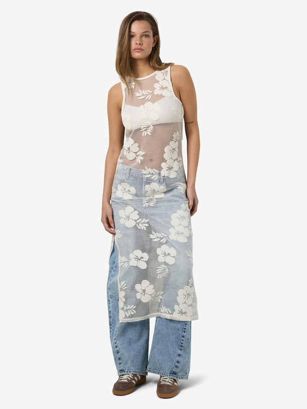 Product VESTIDO MAXI ENCAJE LEA-Birch - Image 1