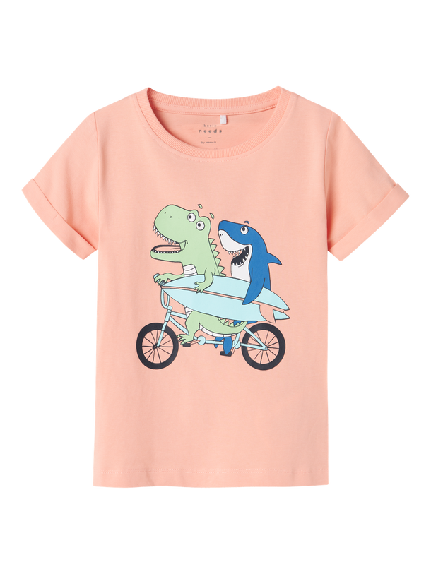 Product CAMISETA VUX - Peach Pearl Print:Bike - Image 3