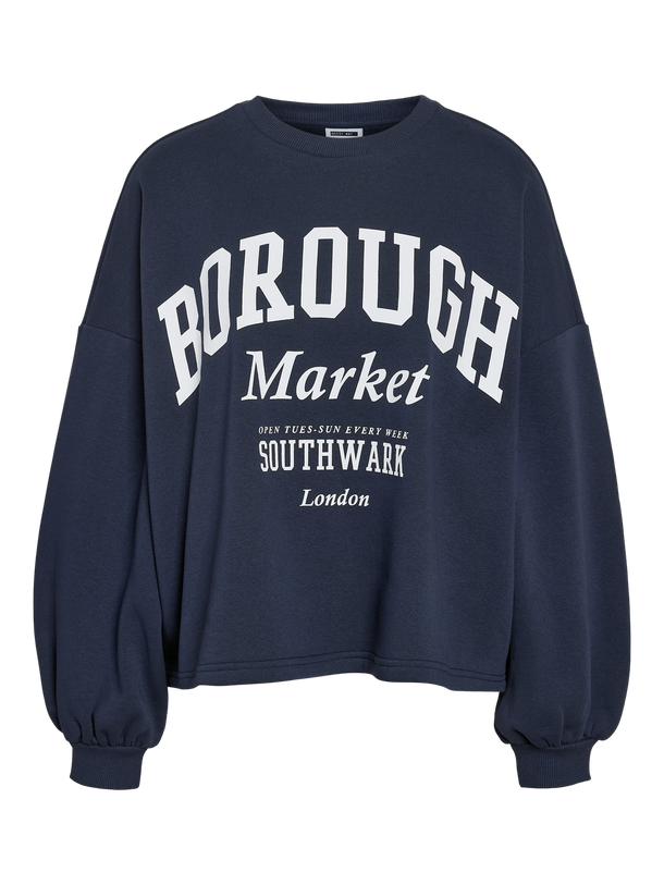 Product BUZO ESTAMPADO ELLIE -Navy Blazer Detail:PRINT - Image 4