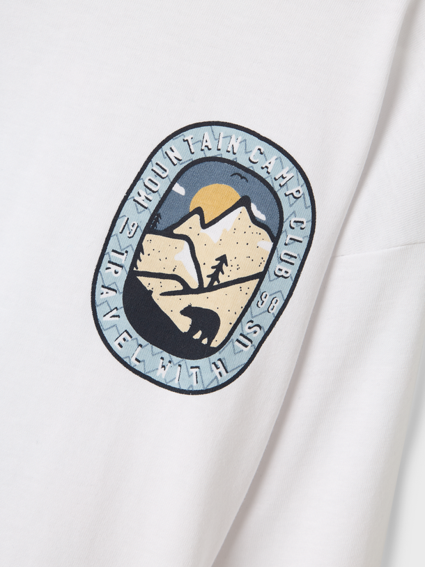 Product CAMISETA VICTOR - Bright White Print:Mountain Camp - Image 2
