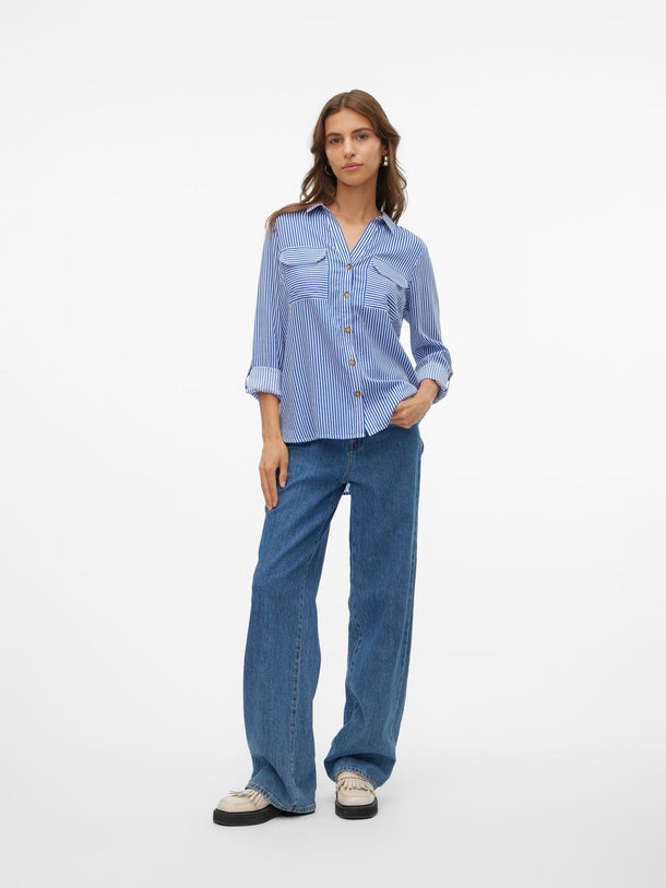 Product CAMISA BUMPY  - Surf the Web Stripes:Snow white - Image 3