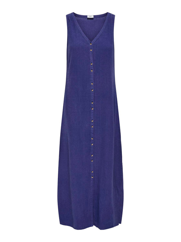 Product VESTIDO DE LINO SAY-NAVY BLUE - Image 1