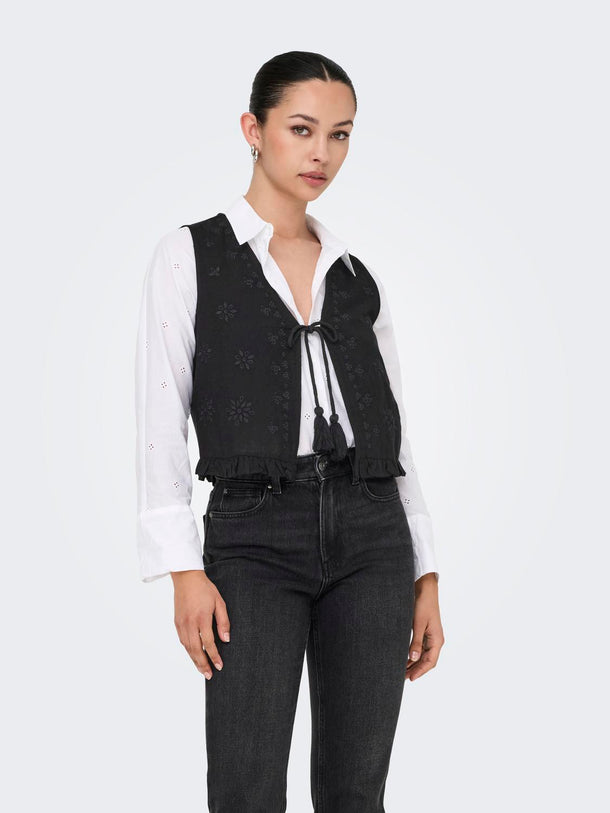 Product CHALECO DE LINO JAKIRI-Black - Image 4