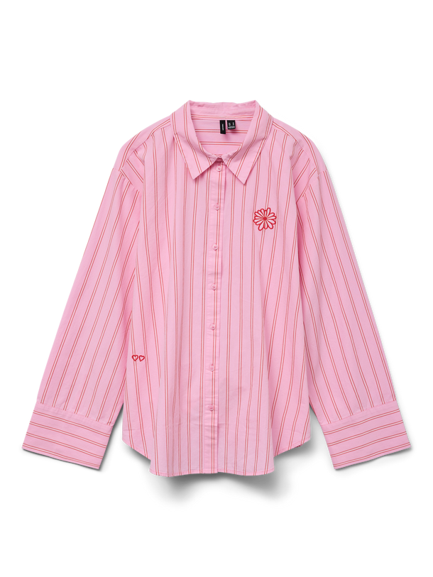 Product CAMISA RAYAS ARLO-Bonbon Stripes:Fiery red/cloud dancer - Image 1