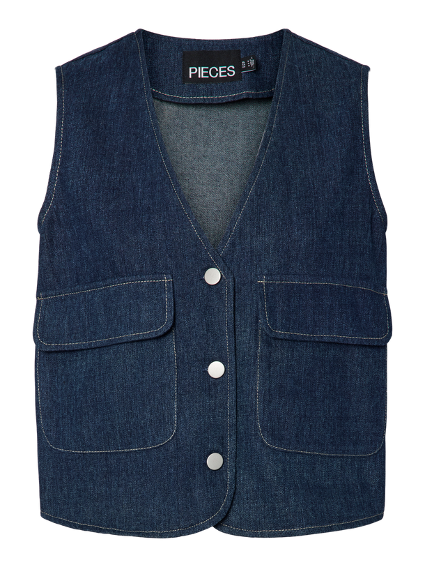 Product CHALECO FABIA-Dark Blue Denim - Image 2