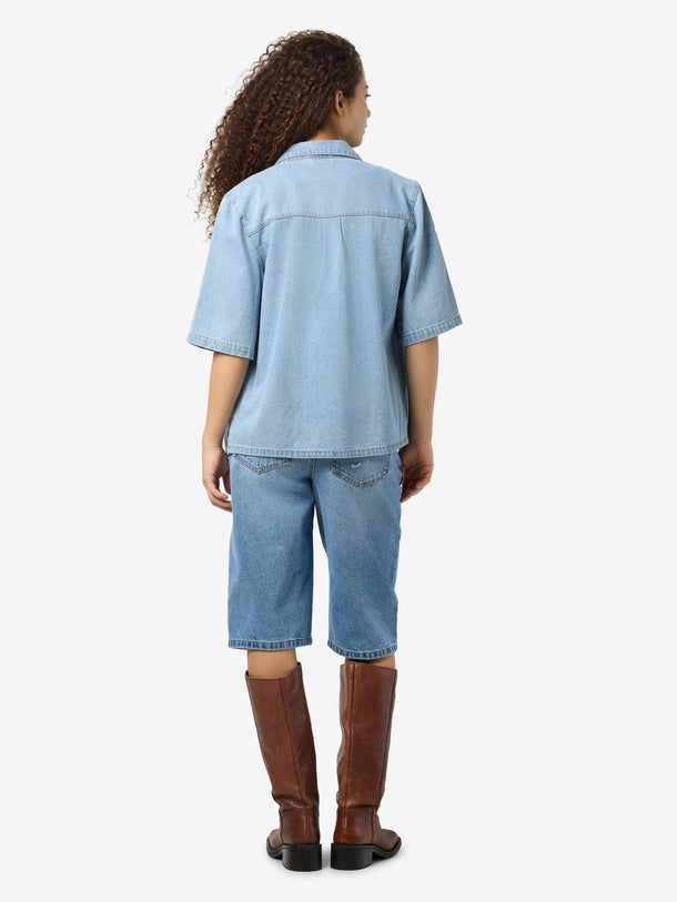 Product CAMISA ELVI  - Light Blue Denim - Image 6