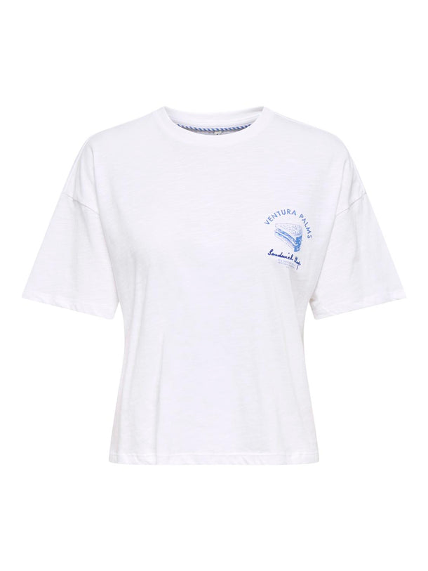 Product CAMISETA BONE-Bright White Print:Vitamin sandwich - Image 2