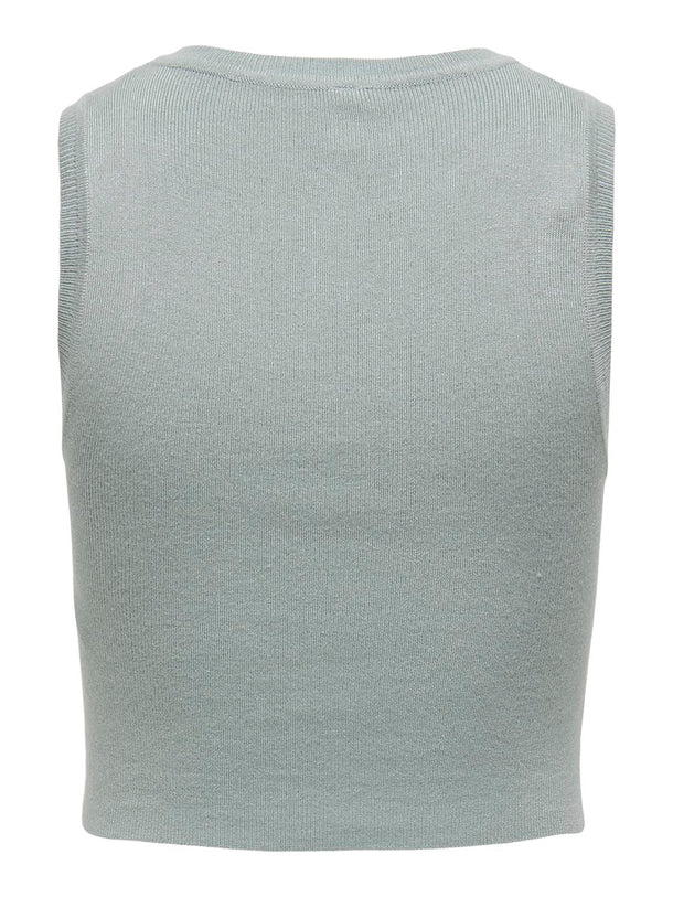 Product TOP ACANALADO CON CUELLO REDONDO ANTONIA-Abyss - Image 2