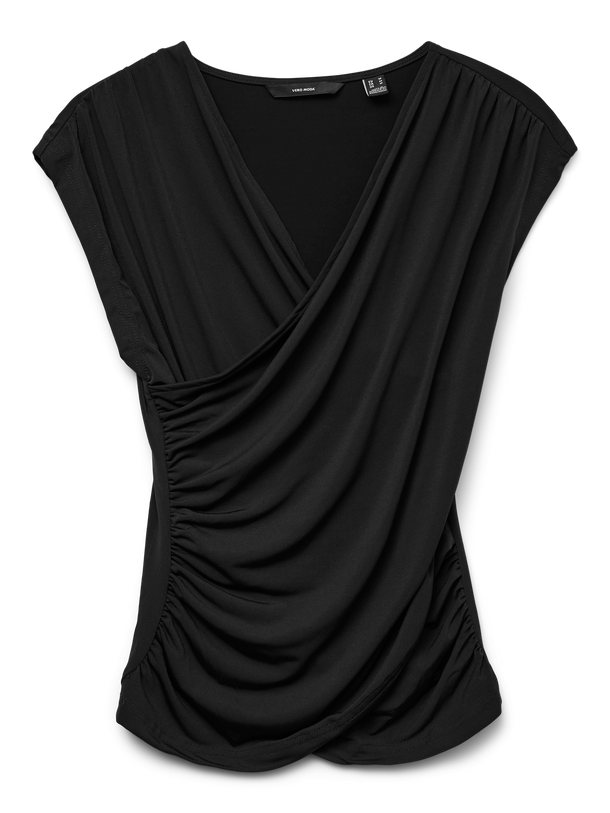 Product TOP ESCOTE EN V DAISY-Black - Image 3