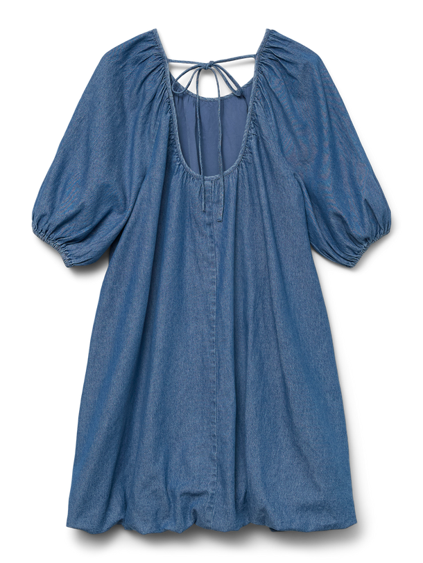 Product VESTIDO BALLOON DENIM DORA-Medium Blue Denim - Image 2