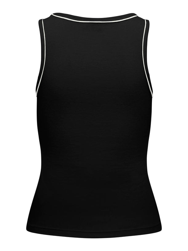 Product TOP ASTA-Black Detail:CD PIPING - Image 2