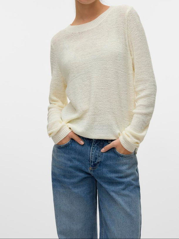 Product SWEATER NUEVO CHARITY-Cloud Dancer - Image 1