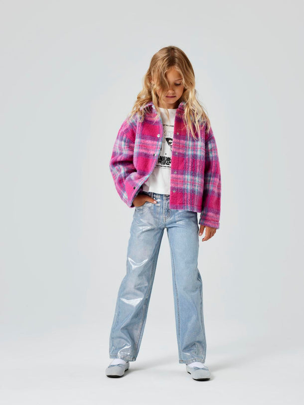 Product JEAN ROSE - Light Blue Denim Detail:SILVER FOIL - Image 3