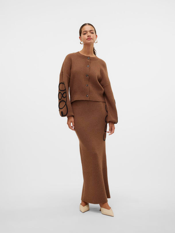 Product CARDIGAN ROSE - Brown Lentil - Image 3