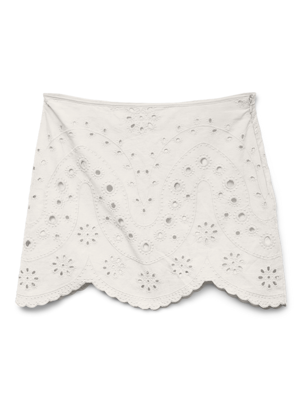 Product POLLERA SHORT DE PUNTILLA ANILLE-Cloud Dancer - Image 1