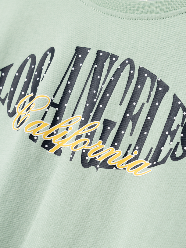 Product CAMISETA VIGEA - Silt Green Print:Los Angeles - Image 2