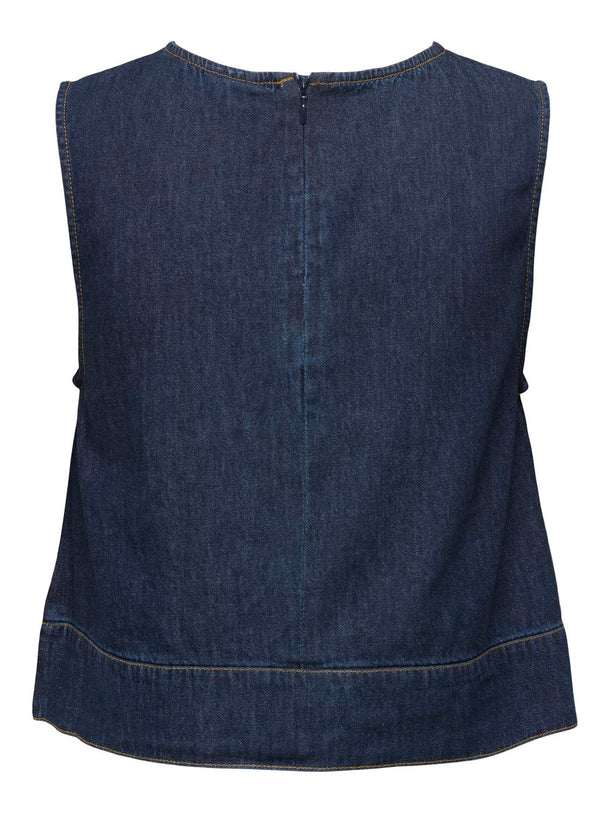 Product TOP DE DENIM SABRINA-Dark Blue Denim - Image 5