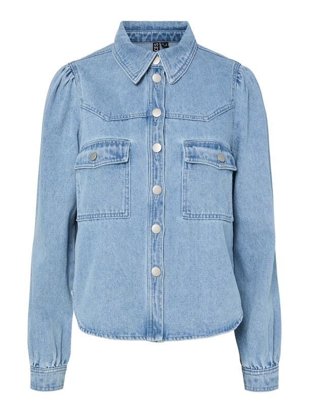 Product CAMISA SIKA - Light Blue Denim - Image 5