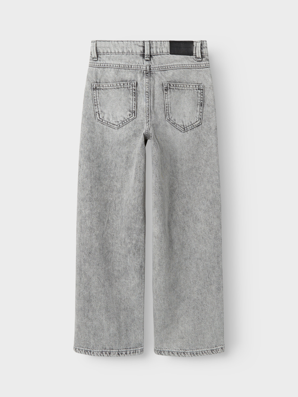 Product JEAN WIDE ROSE-Light Grey Denim - Image 4