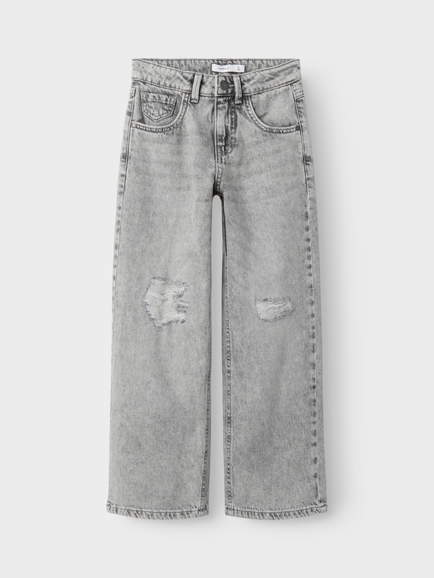 Product JEAN WIDE ROSE-Light Grey Denim - Image 5