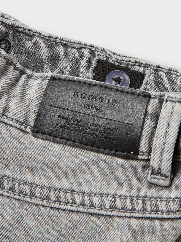 Product JEAN WIDE ROSE-Light Grey Denim - Image 3