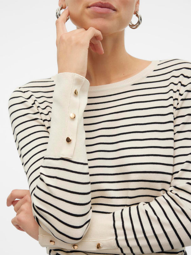 Product SWEATER DORY  - Birch Stripes:BLACK - Image 6