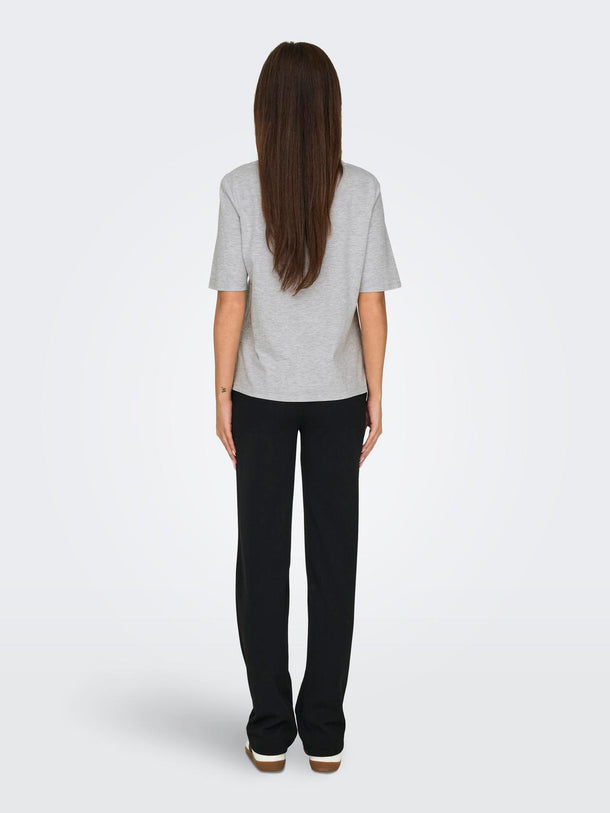 Product CAMISETA FIOLA - Light Grey Melange Print:Eroded - Image 5