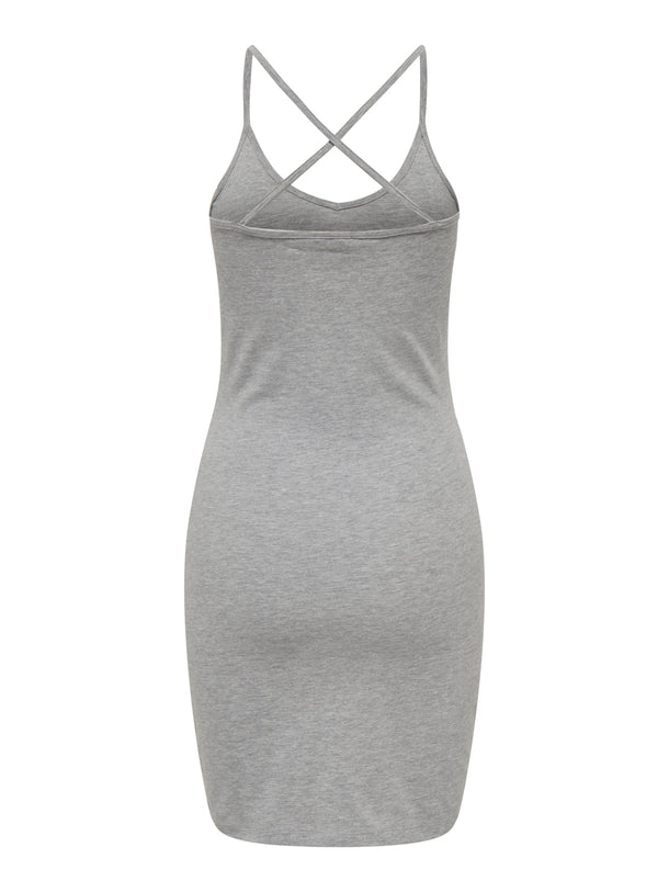 Product VESTIDO YAVA - Light Grey Melange - Image 2