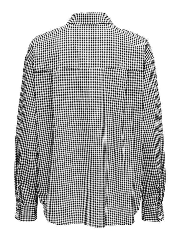 Product CAMISA ALLI - Black Checks:White - Image 2