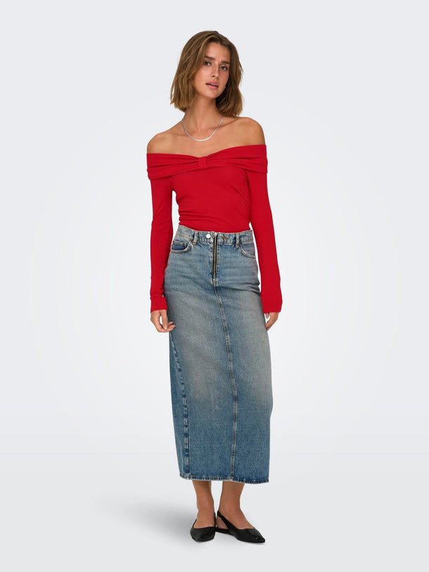 Product TOP FAYOLA - Mars Red - Image 3
