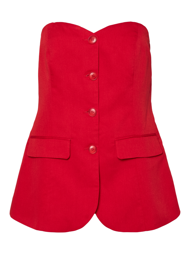 Product TOP SASTRERO BANDEAU ODETTE-High Risk Red - Image 1