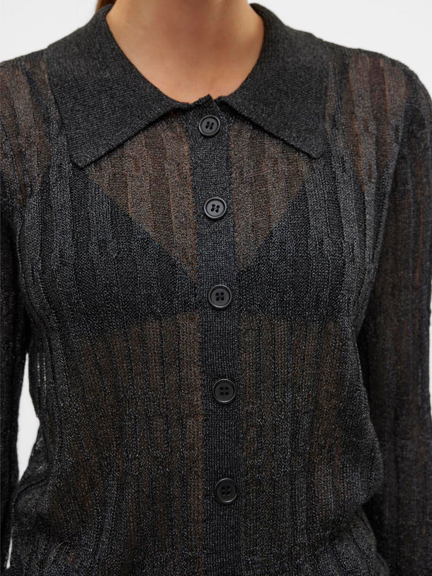 Product SWEATER MILES - Black Detail:W. DTM LUREX - Image 5