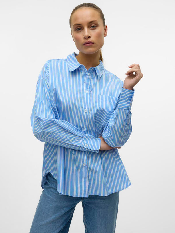 Product CAMISA PARINA - Provence Stripes:SNOW WHITE - Image 5