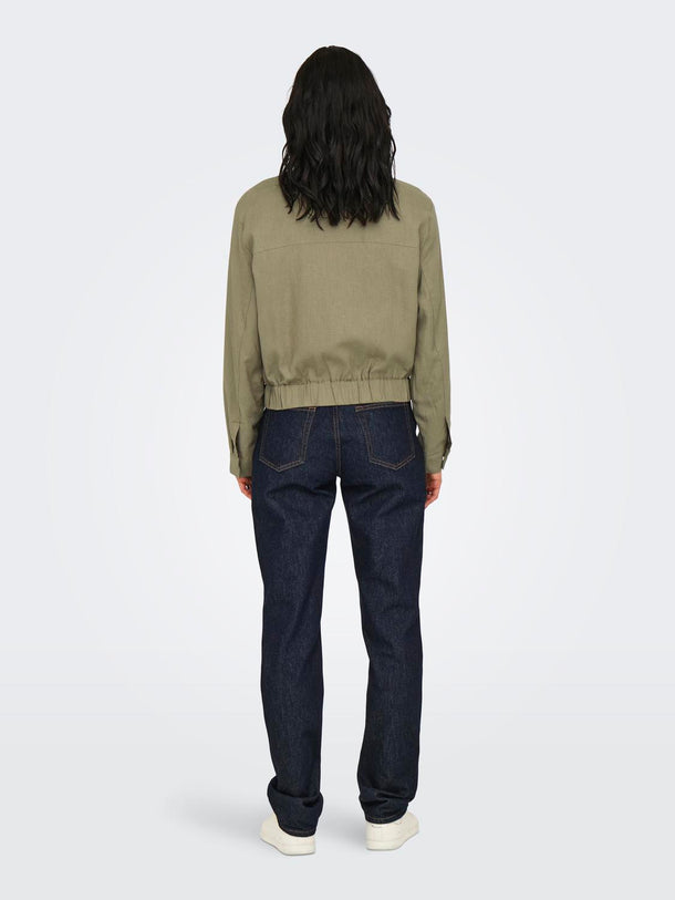 Product CAMPERA CORTA LINO KARI-Mermaid - Image 3