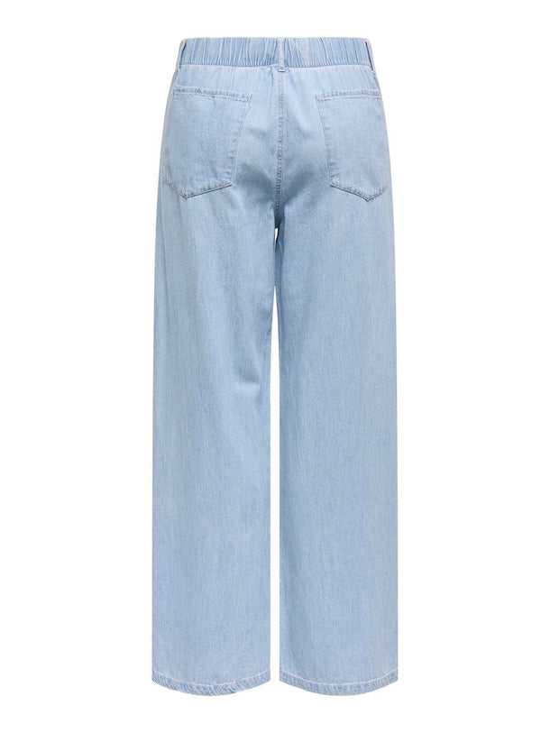Product TOP SABRINA-Light Blue Denim - Image 2