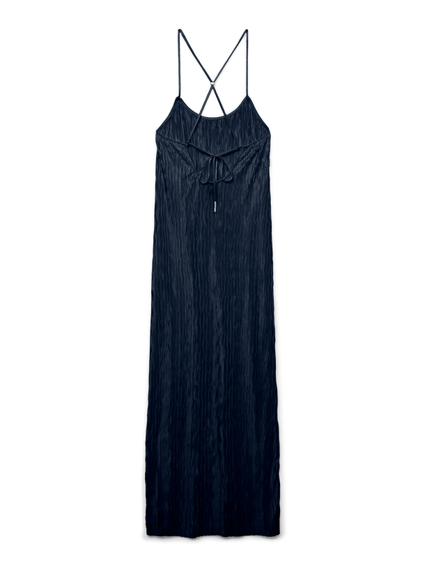 Product VESTIDO LARGO CON BRETELES AJUSTABLES BEA-Navy Blazer - Image 2