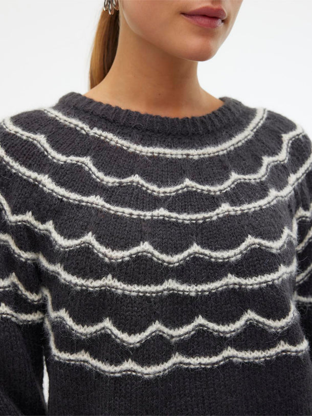Product SWEATER CHARMAINE - Obsidian Detail:W. BIRCH - Image 5