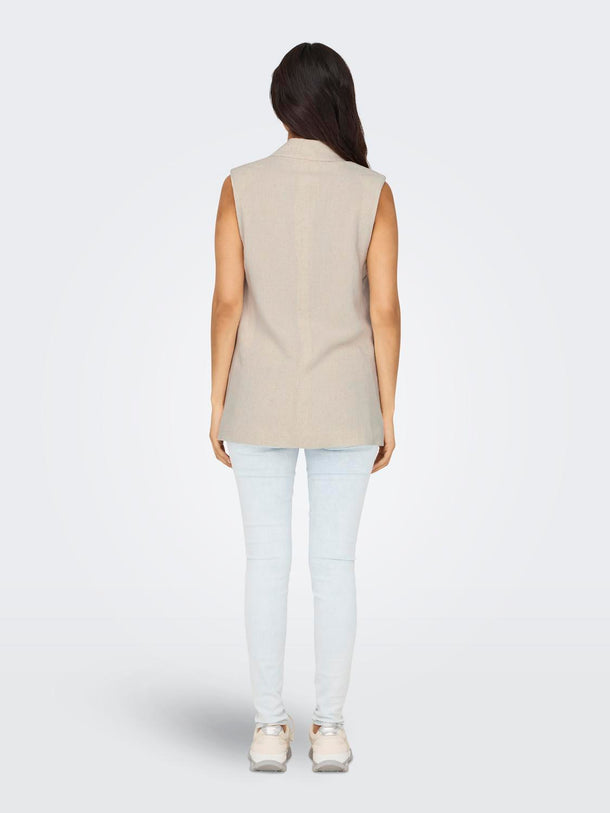 Product CHALECO AGNES - Moonbeam Detail:MELANGE - Image 3