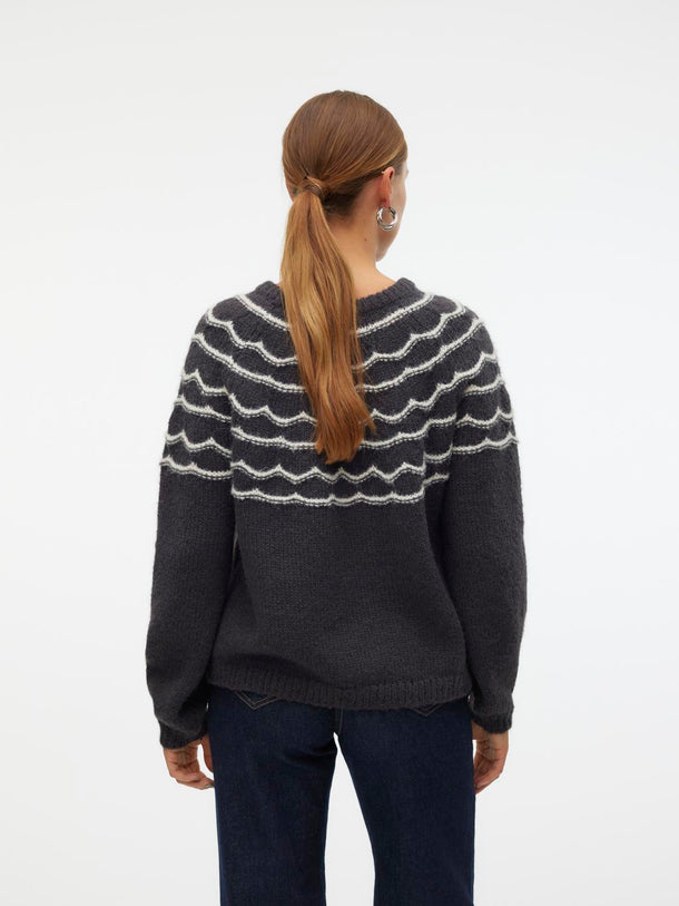 Product SWEATER CHARMAINE - Obsidian Detail:W. BIRCH - Image 4
