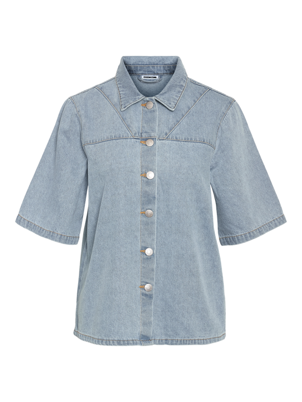Product CAMISA ELVI  - Light Blue Denim - Image 3